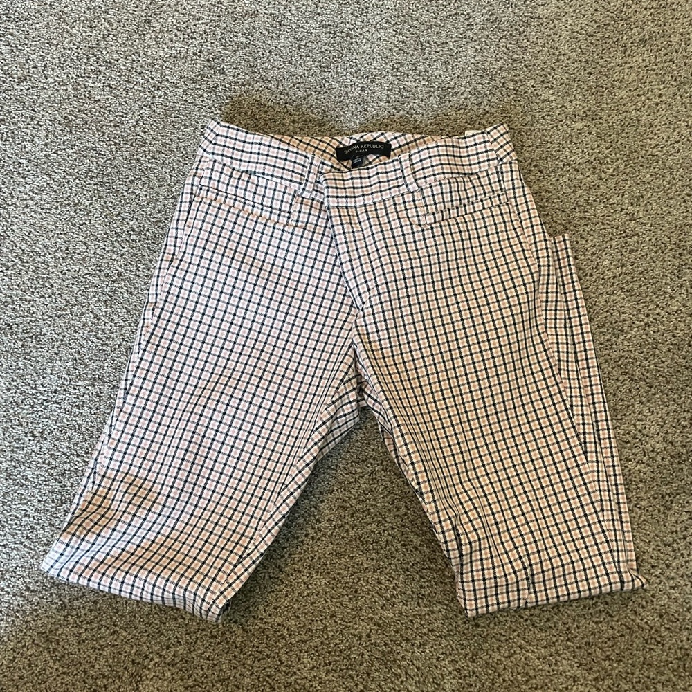 Banana Republic Plaid Dress Pants